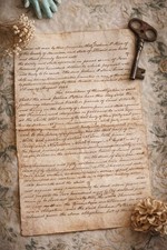 1863 Handwritten Land Deed Bond Macoupin Co Illinois Civil War Antique Document picture