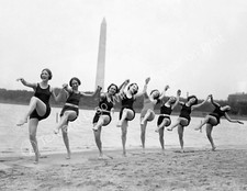 1923 Dancing Bathing Beauties, Arlington Beach, VA Old Photo 8.5