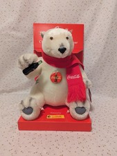 Steiff 1999 COCA COLA Polar Bear Mohair Germany 3213 of 10,000 RARE NEW IN BOX picture