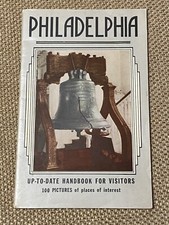 Philadelphia Visitor Handbook Photographs Pictures Map Places of Interest 1957 picture