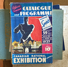 1937 Canadian National Exhibition Official Souvenir Catalogue & Programme picture
