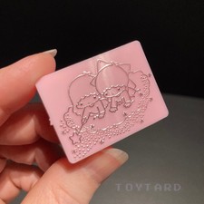 VTG Sanrio Little Twin Stars Mini Pocket Pill Trinket Box Doll ReMent Showa 1976 picture