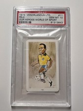 1979 VENORLANDUS LTD. OUR HEROES WORLD OF SPORT #11 PELE PSA 10 picture