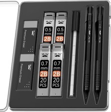 - Metal Mechanical Pencil Set, 2 Sizes, 0.5 & 0.7Mm, Mechanical Pencils, Sketchi picture