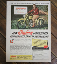 1948 INDIAN Arrow & Scout Motorcycles Original 8