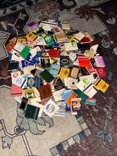 Huge Vintage Matchbook Lot 55+ UNSTRUCK Mid-Century Retro Ephemera for Craft, Ar picture