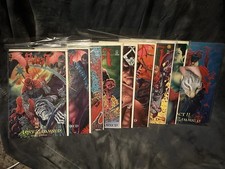 Faust comic lot  acts 1-7 & signed act 11, includes variant covers picture