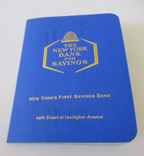 Vintage Historic New York Bank for Savings Passbook 1966 Term Account picture