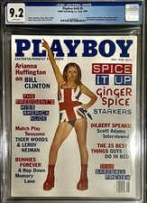 CGC Graded 9.2 Ginger Spice Playboy #v45 #5 HMH Publishing Co. May 1998 picture