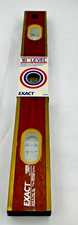 Starrett Exact Mahogany and Brass Bubble Level 18 Inch BB18 23200 NIB USA picture