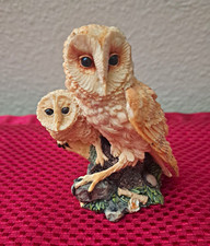 The Hamilton Collection Under Mother's Wing Owl Figurine 1994 Resin 4
