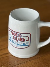 Vtg Boblo Island Michigan Amusement Park Boblo Boat Ceramic/Pottery Mug/cup picture