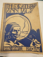 FREE SHIP RARE 1934-1935 The Pirate Annual USS Mississippi Yearbook US Navy picture