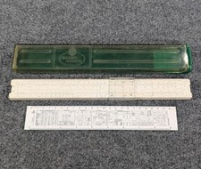 Vintage AW Faber Castell 1/98 Elektro Made in Germany Slide Rule picture