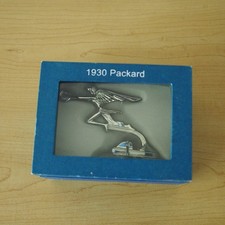 1930 Packard Goddess Winged Hood Chrome Ornament Vintage Car Statue Paper Weight picture