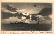 Recife Brazil Lighthouse c1900s-10s Real Photo Vintage Postcard picture