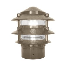 Greenfield PL3TPBLEDBR Made in The USA LED Weatherproof 3-Tier Pathlight with... picture