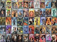 WITCHBLADE 50 COMIC LOT #1/2,2-51 (9.6/9.8 NM+) -39,41 1st PRINTS TURNER 1995 picture