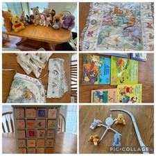 The ULTIMATE Classic Pooh Bear Nursery Collection. Complete Set. picture