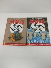 MAUS : A Survivor's Tale Volumes 1 & 2  Art Spiegelman Graphic Novels Paperback picture