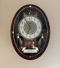 Vintage Rhythm Small World Magic Motion Musical Wall Clock – Model 4MH750 Japan picture