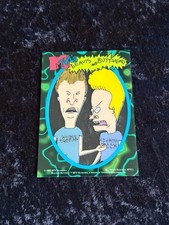 1993 MTV Beavis and Butthead Clear Cell Acetate Insert Promo Trading Card NM+ picture