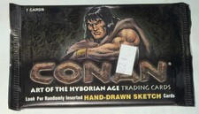 2004 Conan Art of the Hyborian Age Factory Sealed Pack - Rittenhouse picture