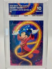 Mickey Mouse Disney Fantasia Art Card Print Artist Signed Limited 5/30 picture