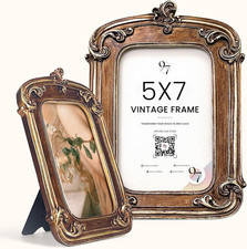 5X7 Vintage Picture Frame - 5X7 Picture Frames Antique, Ornate Gold Frame 5 X 7, picture