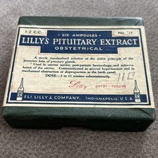 Vintage Eli Lilly Lilly’s Pituitary Extract Obstetrical - Rare Pharmaceutical picture