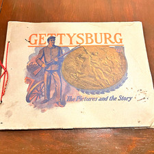 1910 Gettysburg Pictures and Story Civil War Antique Photo Book Tipton Blocher picture