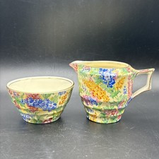 Royal Winton Grimwades SOMERSET Cream Pitcher and Open Sugar Bowl Rare picture