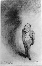 Photo:Joseph Conrad Portrait 1923 Literary Author Caricature Drawing picture