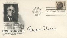Margaret Thatcher- Signed First Day Cover picture