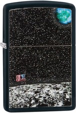 ZIPPO 50th Anniversary Moon Landing Design Black Matte Gift Boxed 29862 picture