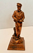 c1926 N.A.M.P Statue A Plumber Protects Health Nation Louisville KY Metal Figure picture