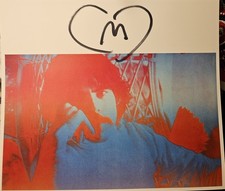 Peter Max 7x8 Heart Sketch Hand Drawn from a book Unique M for Max picture