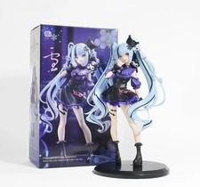 Anime Hatsune Miku Snow Miku × Kuromi Action, Figure PVC Collectible Model Gift picture