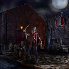 6 FT Dead Water Animated LED Zombie Pirate picture