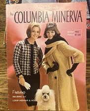 1960s Columbia Minerva Book 753 MOHAIR WOOL Fashion Women's Knit  Vintage Groovy picture