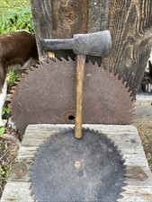 Antique  Mortise Chisel Axe Timber Framing Tool Barn Beam Tool picture