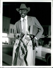 1979 Louis Gossett Celebrity Actor Election Victory Man Stands Alone 7X9 Photo picture