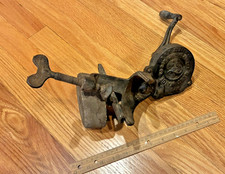 Antique Best Maide No. 1 Luther Grinder Mfg. Co. - Dimogrit Bench Hand Grinder picture