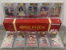 2024 One Piece English 1st Anniversary Complete Set BGS 9.5 / 9 ( Includes Box) picture