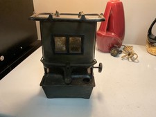 antique sad iron heater use for camp stove cooking stove cast metal no cap tho picture