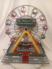 Vintage Maisto Musical Winter Wonder Ferris Wheel Toy Merry Xmas TESTED WORKS picture