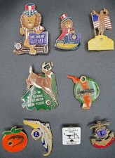 PINS VINTAGE LIONS CLUB SET OF 9   picture