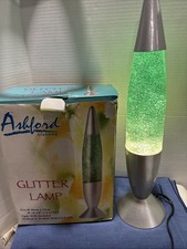 Vintage Aqua Green  Glitter Motion Lava Lamp Ashford Lighting 18” picture