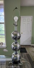 Vintage Mid Century Chrome 3 Ball Table Lamp  picture