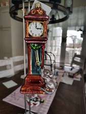 Christopher Radko Little Gems Hickory Dickory Dock 99-160-0     Tall 7 Inches  picture